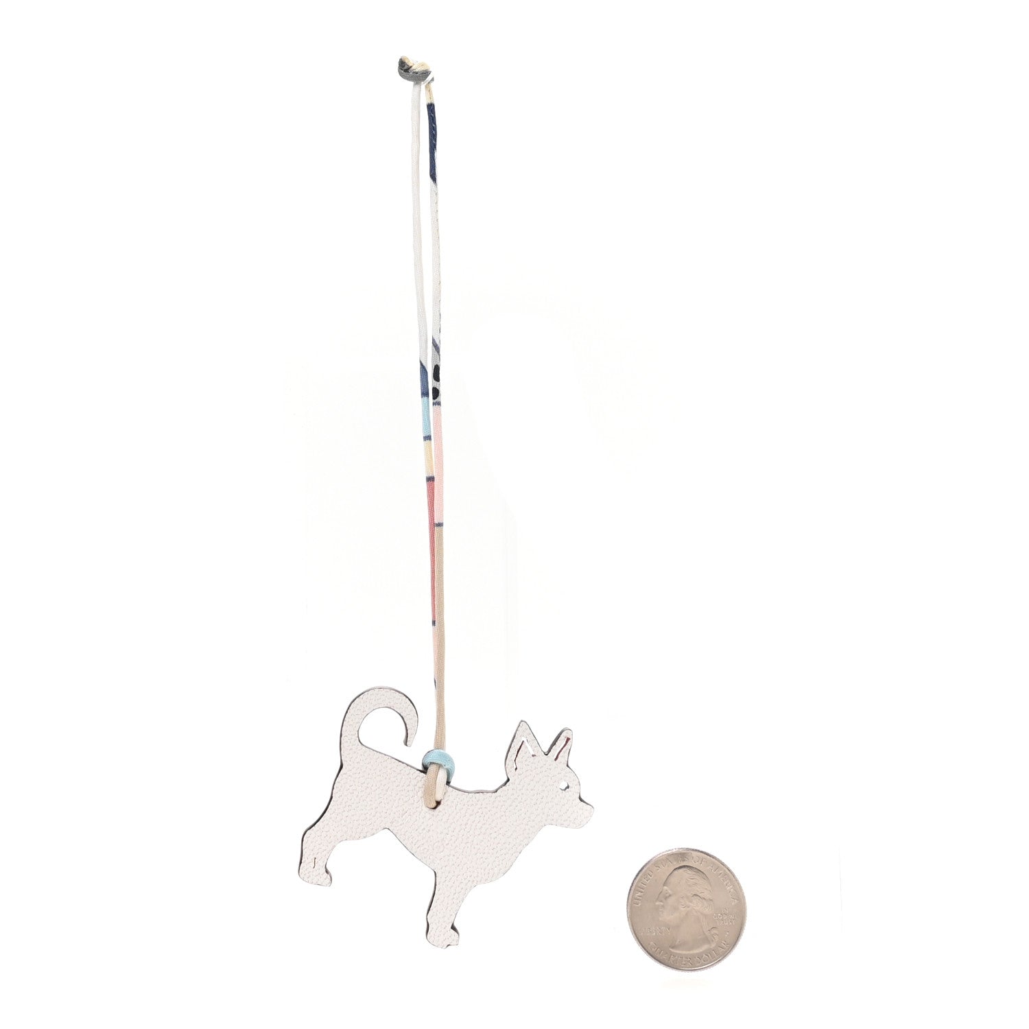 Togo Chevre Petit H Chihuahua Bag Charm
