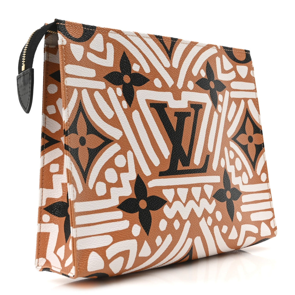 Monogram Giant Crafty Pochette Toiletry 26 Creme Caramel