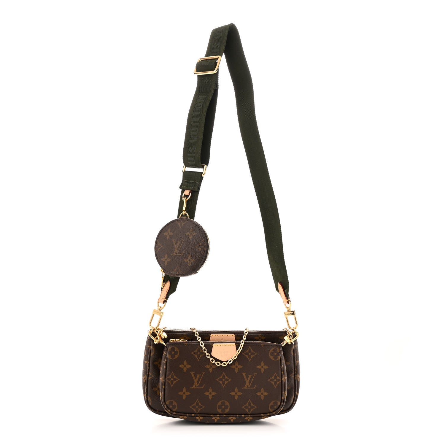 Monogram Multi Pochette Accessories Kaki