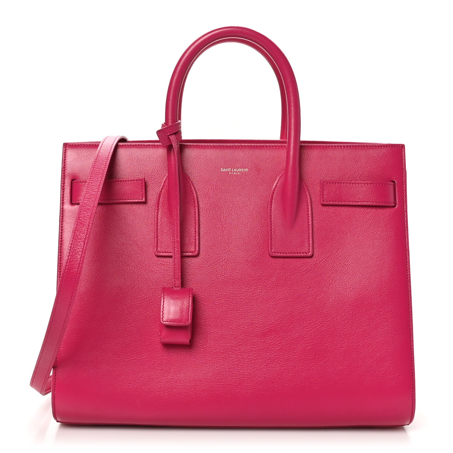 Calfskin Small Sac De Jour Lipstick Fuchsia