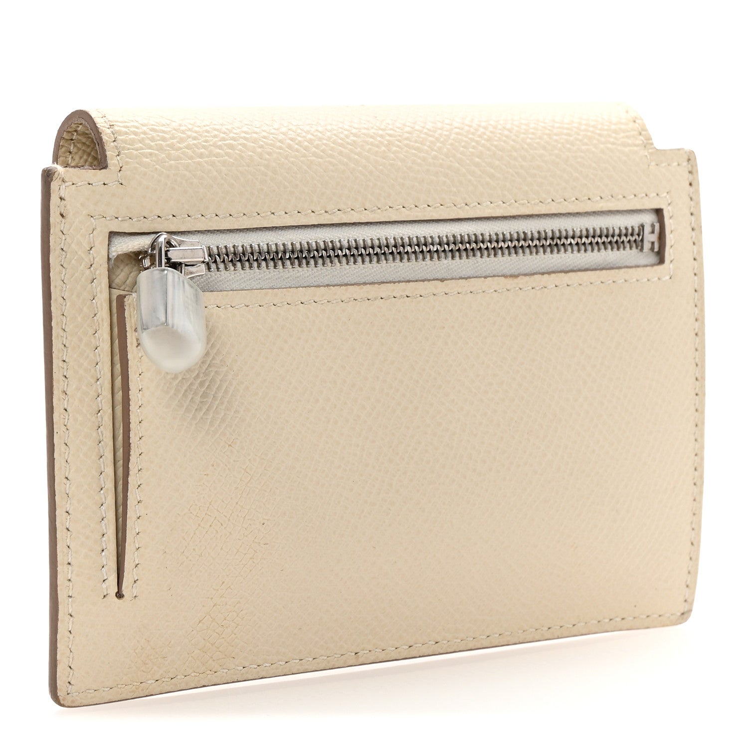 Epsom Kelly Pocket Compact Wallet Craie