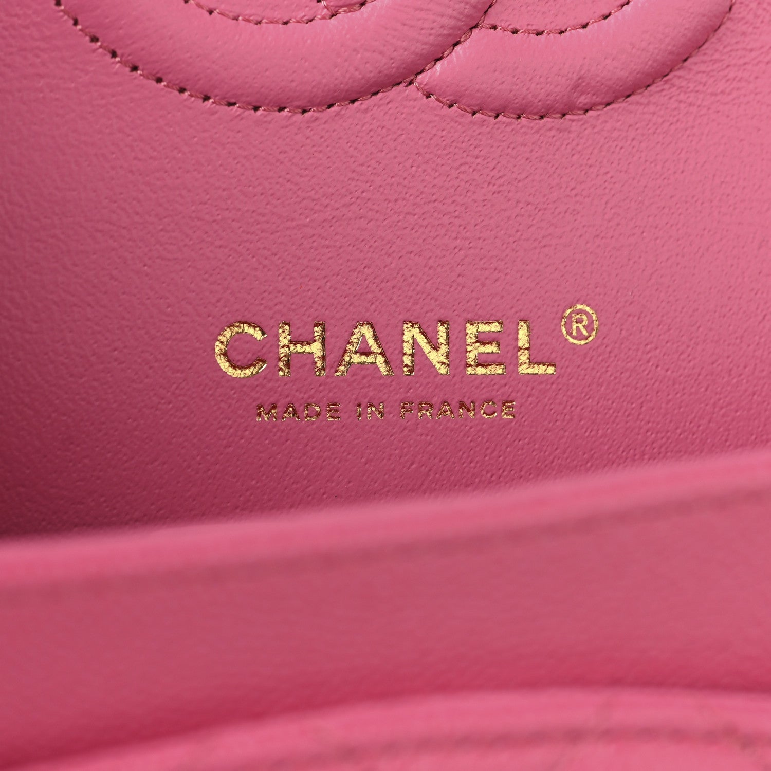 Caviar Quilted Medium Double Flap Pink