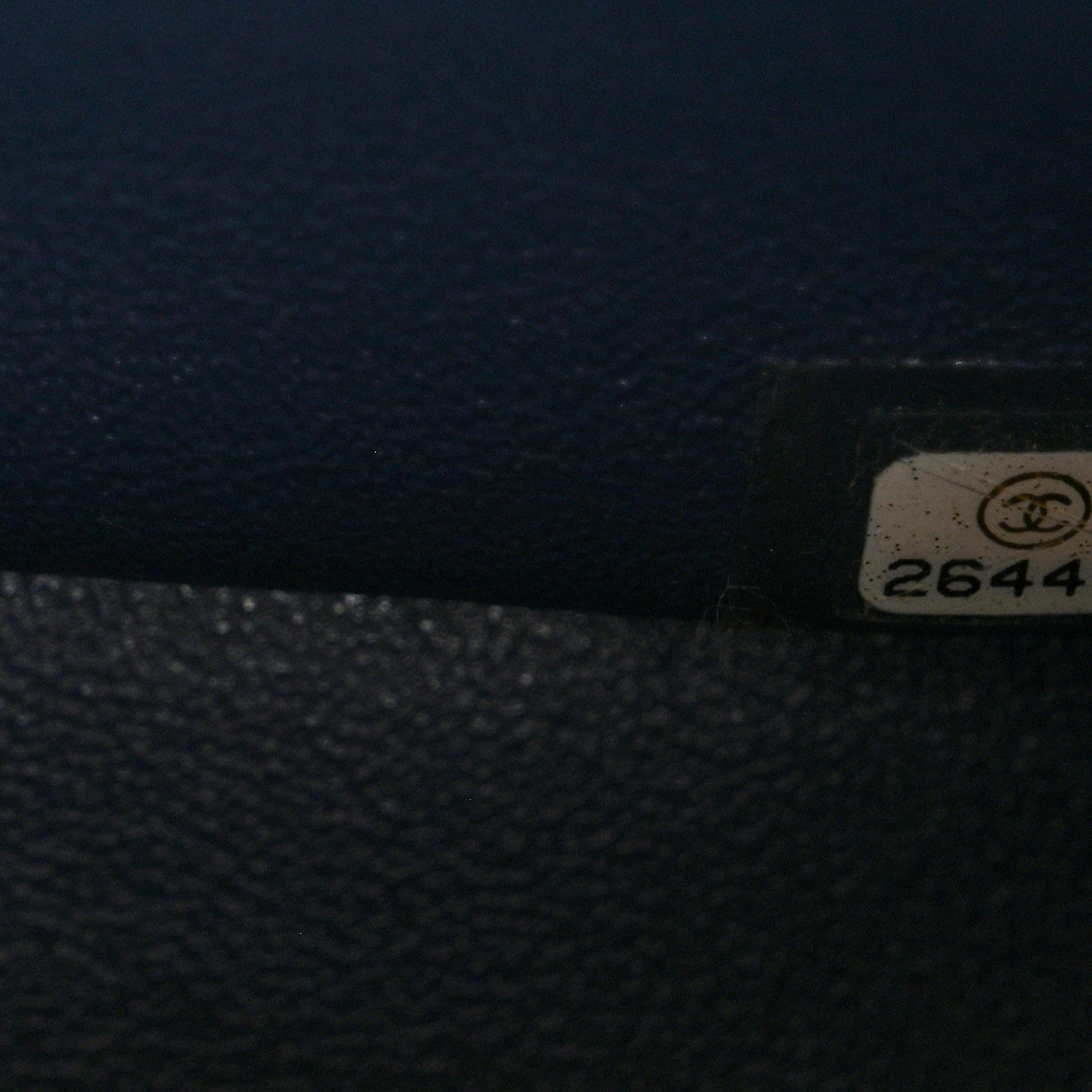 Lambskin Quilted Jumbo Double Flap Navy