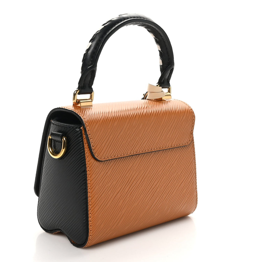 Epi Crafty Twist Shoulder Bag Mini Caramel