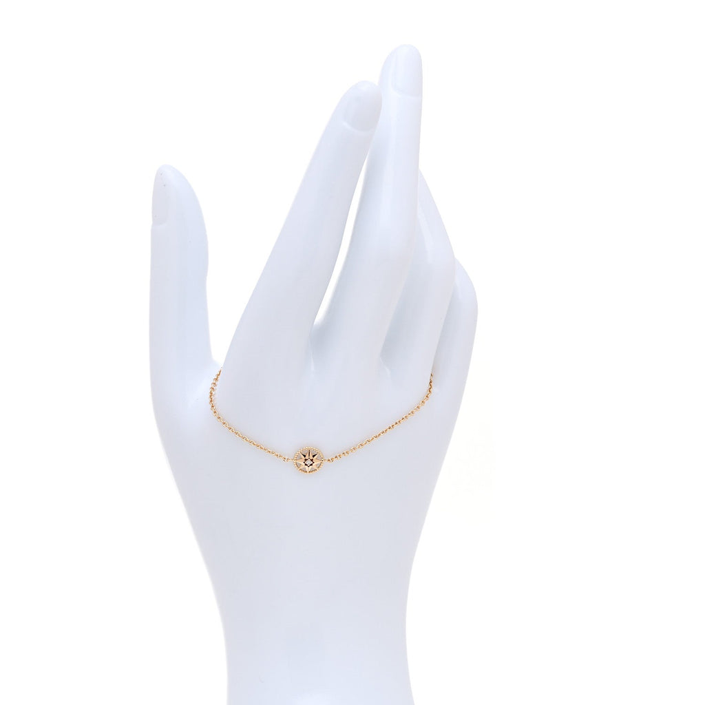 18K Rose Gold Diamond XS Rose Des Vents Bracelet