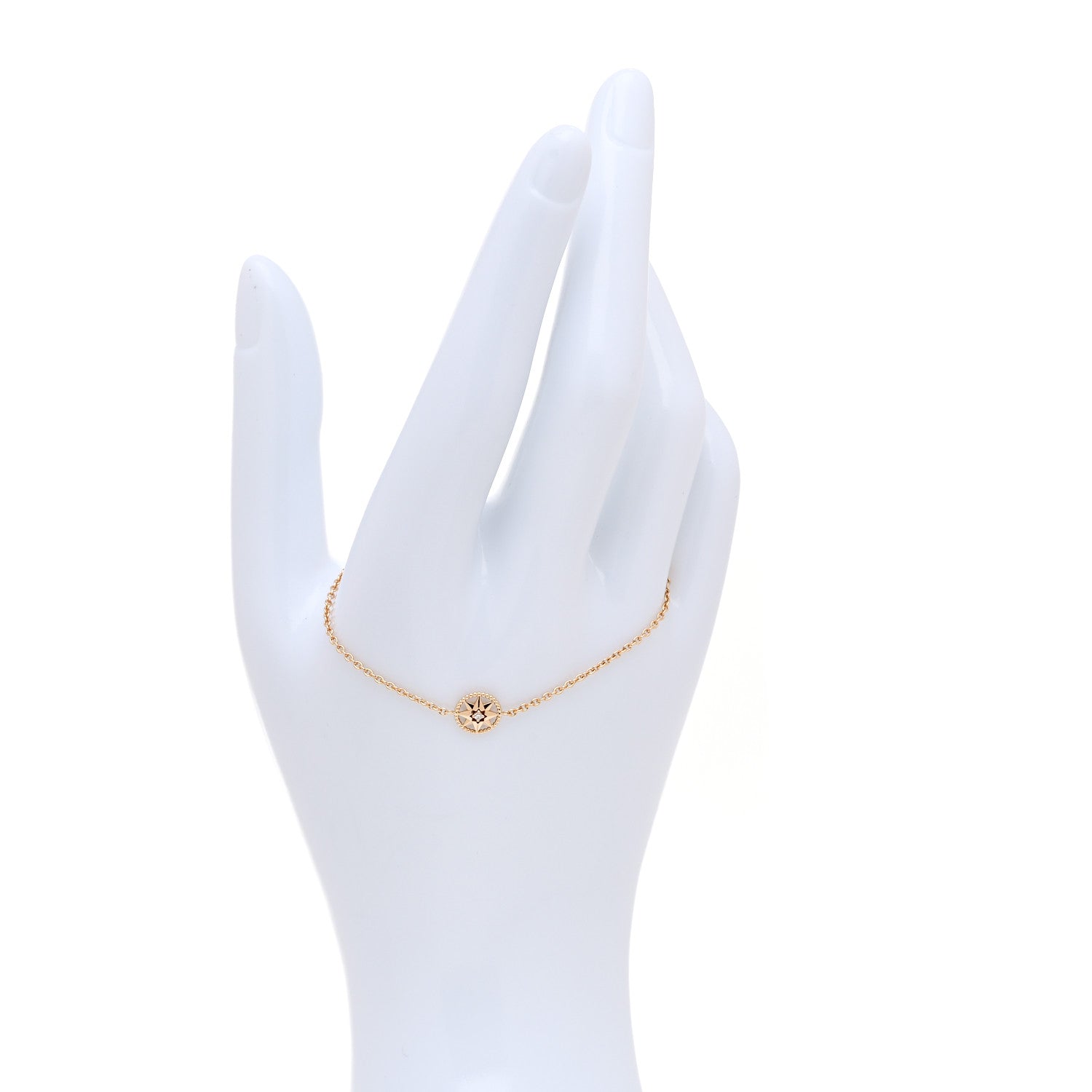 18K Rose Gold Diamond XS Rose Des Vents Bracelet