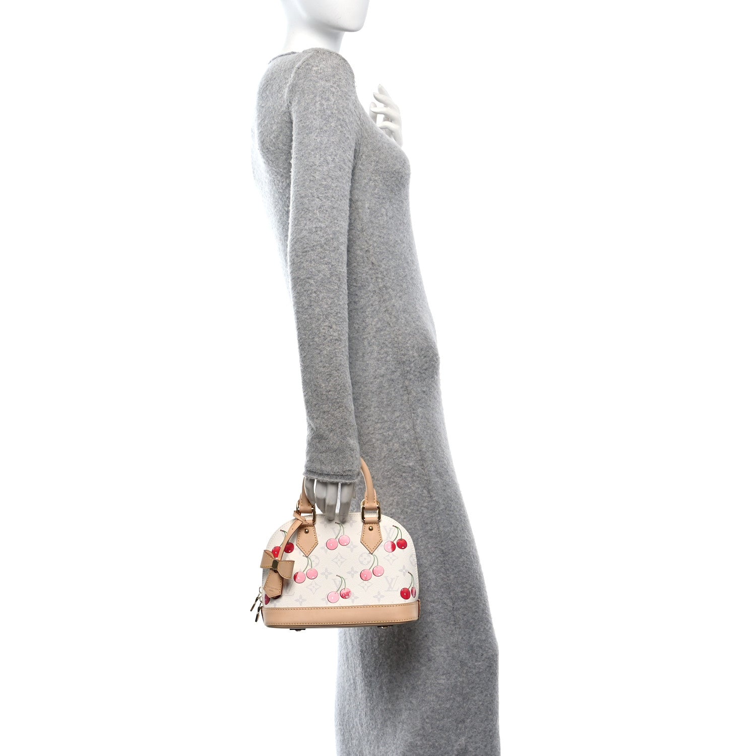 LV X TM Monogram Cerises Alma BB White
