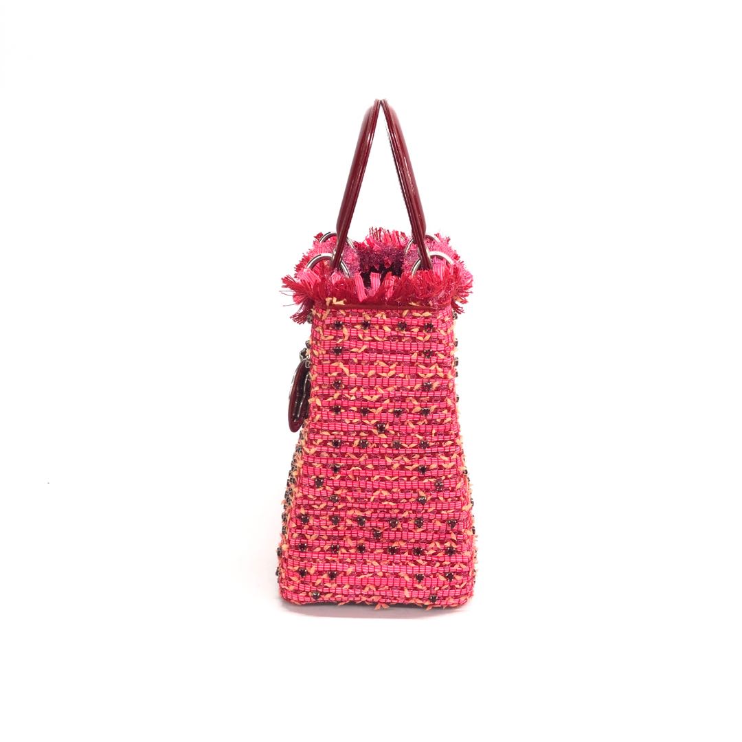 Dior Lady Dior Tweed Handbag