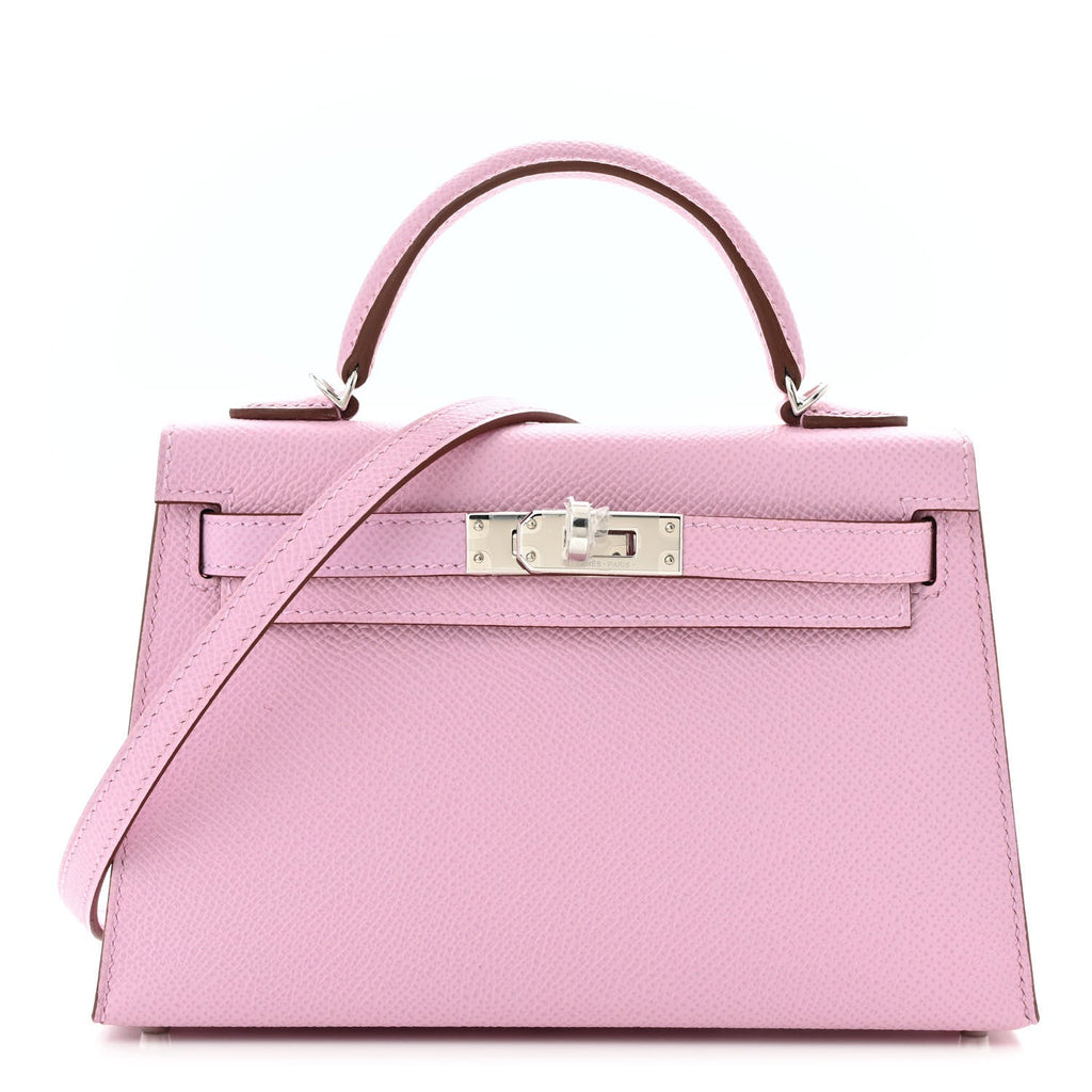 Epsom Mini Kelly Sellier 20 Mauve Sylvestre