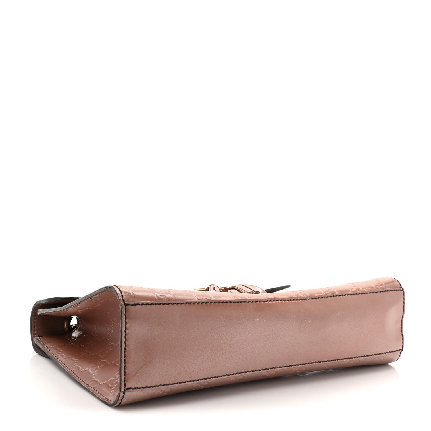 Shine Guccissima Medium Emily Chain Shoulder Bag Dark Cipria
