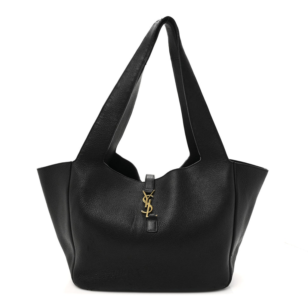 Grained Deerskin Bea Tote Black