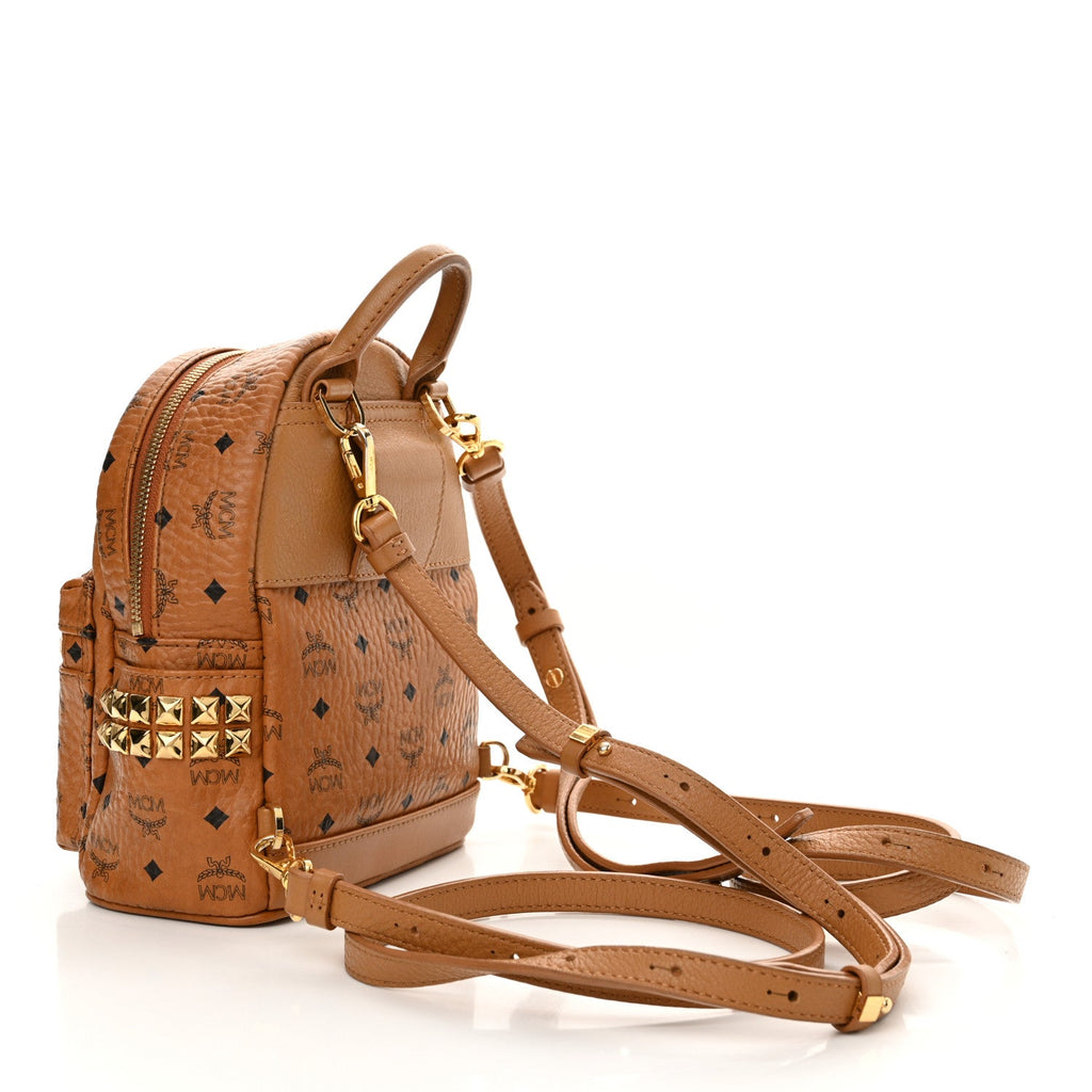 Visetos Side Stud X-Mini Stark Backpack Cognac