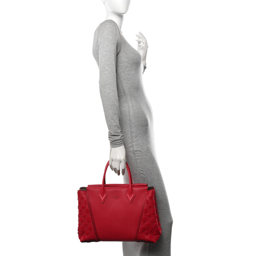 Veau Cachemire Tote W PM Framboise