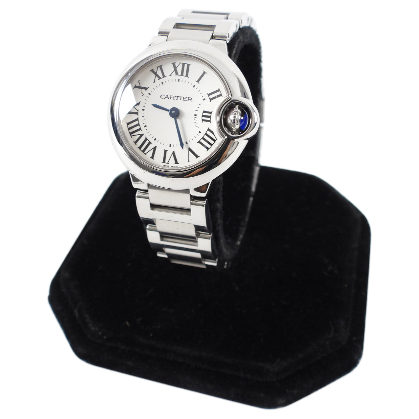 Cartier Ballon Bleu 28mm Steel Quartz Ladies Watch