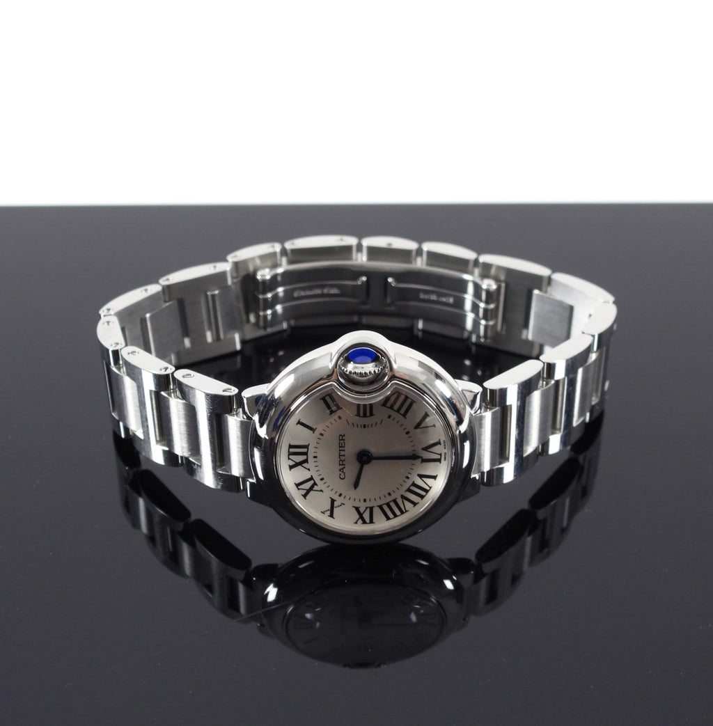 Cartier Ballon Bleu 28mm Steel Quartz Ladies Watch