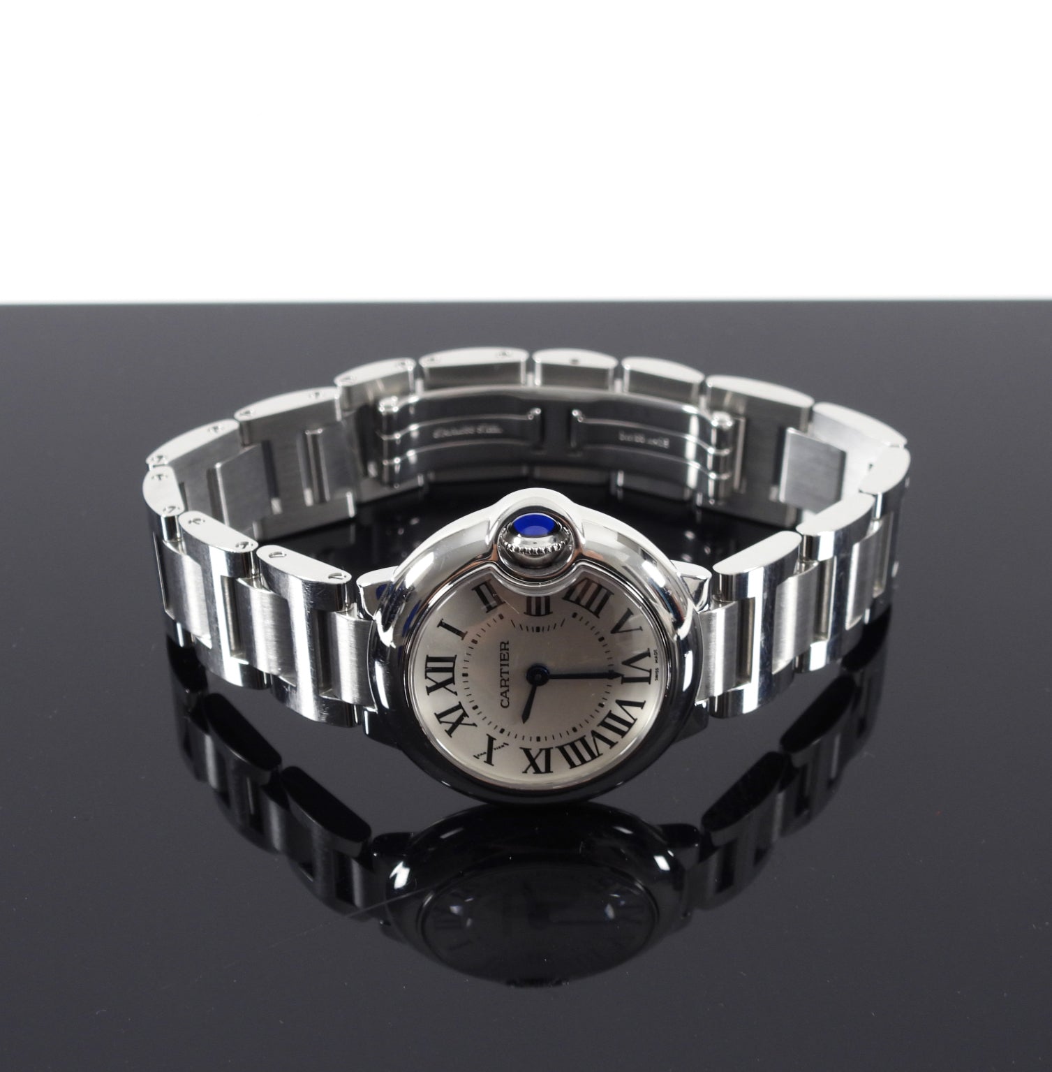 Cartier Ballon Bleu 28mm Steel Quartz Ladies Watch