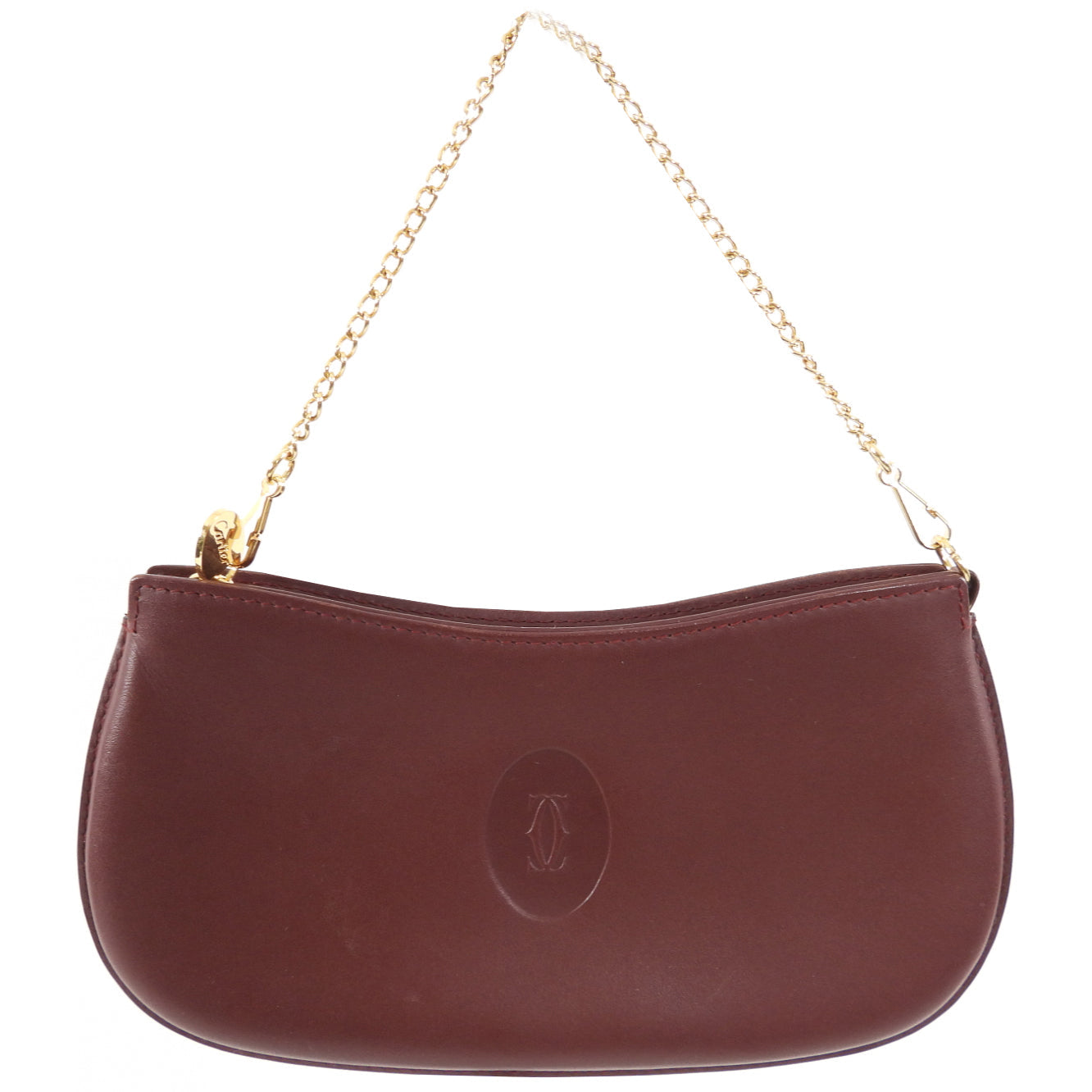 Must de Cartier Vintage 1980's Slim Coin Mini Purse