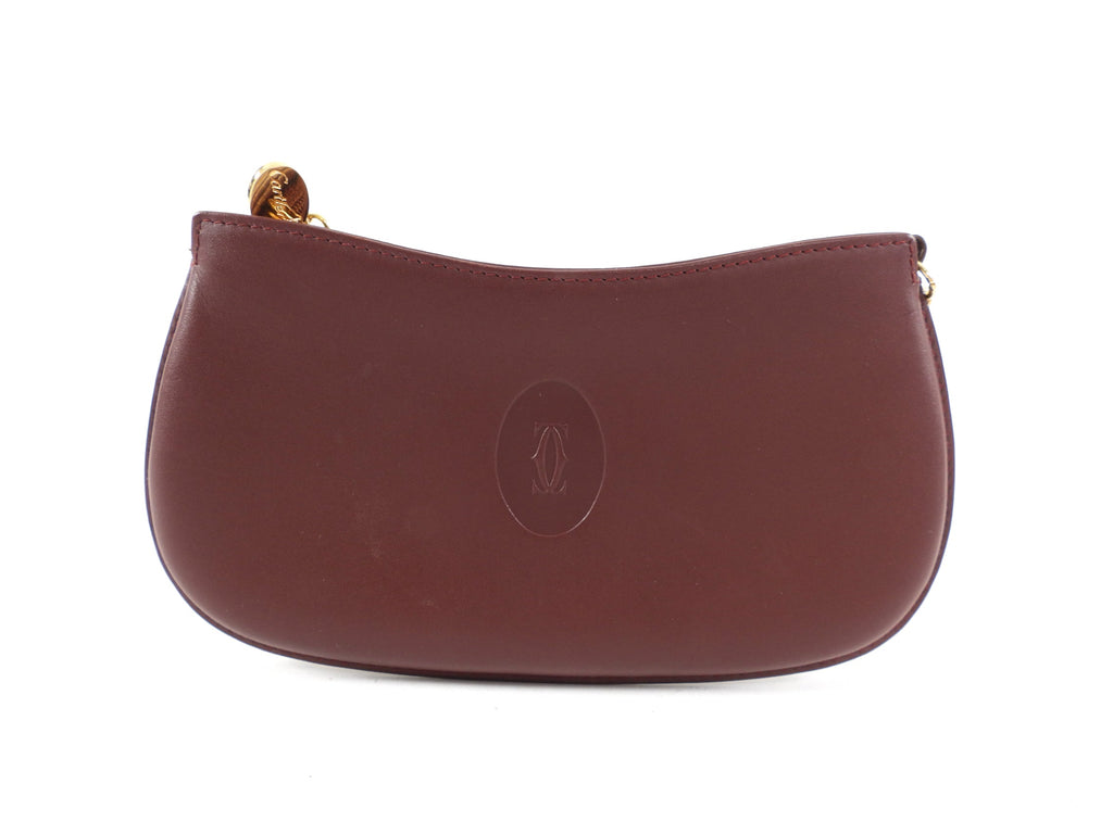Must de Cartier Vintage 1980's Slim Coin Mini Purse