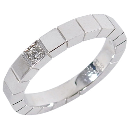 Cartier 18k White Gold Diamond Lanieres Band Ring - 53 / 6.5