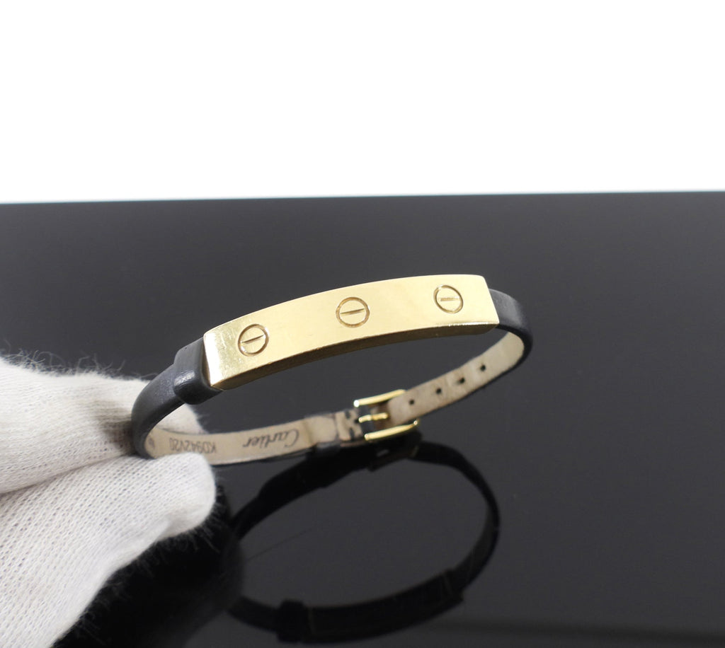 Cartier 18K Gold Love Slide Bar Bracelet