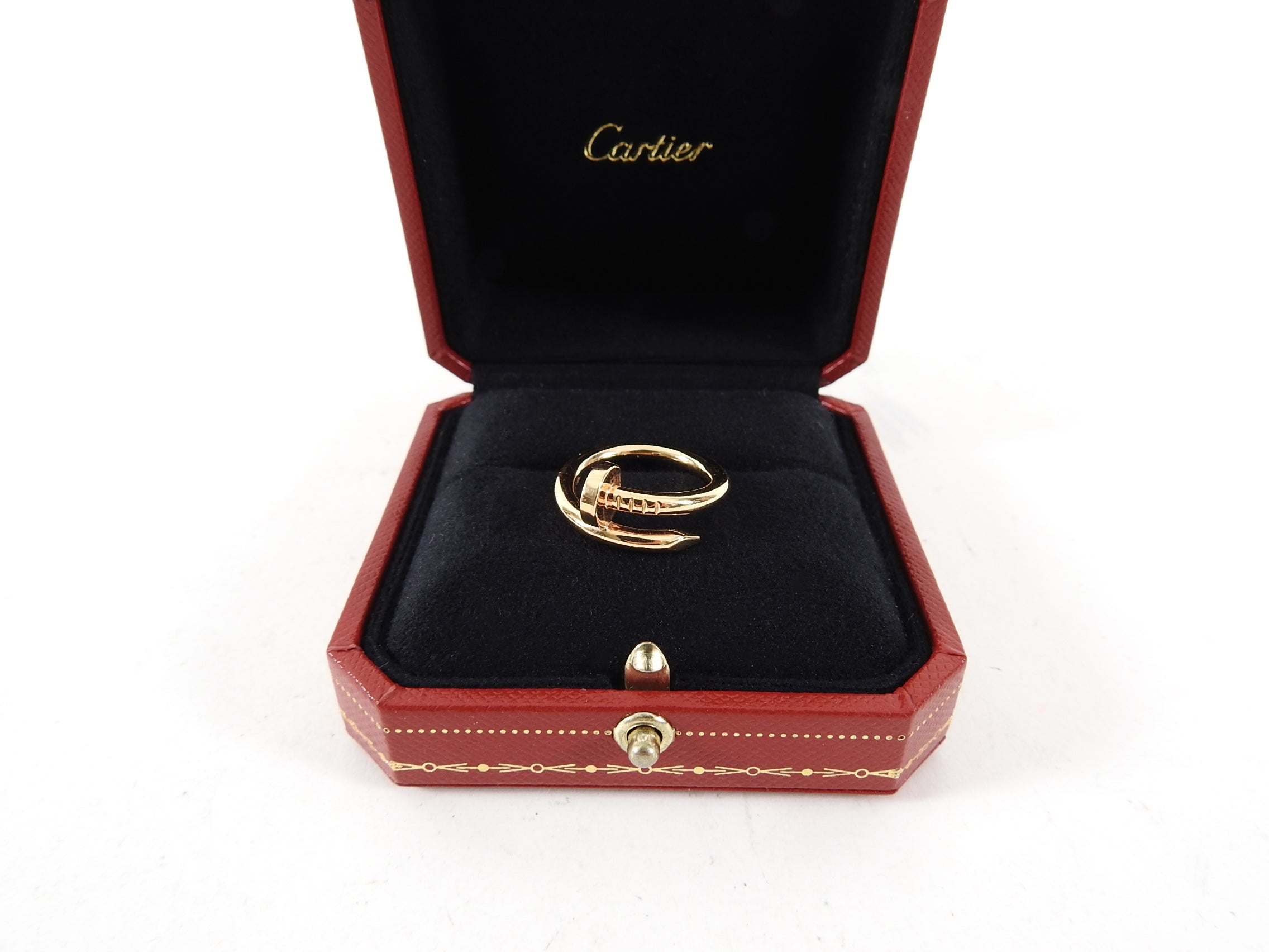 Cartier 18k Rose Gold Juste un Clou Nail Ring - 52 / USA 6