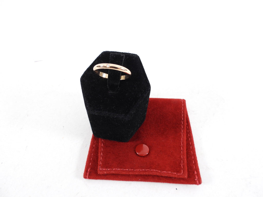 Cartier 1895 Wedding Band - Rose Gold and Diamond