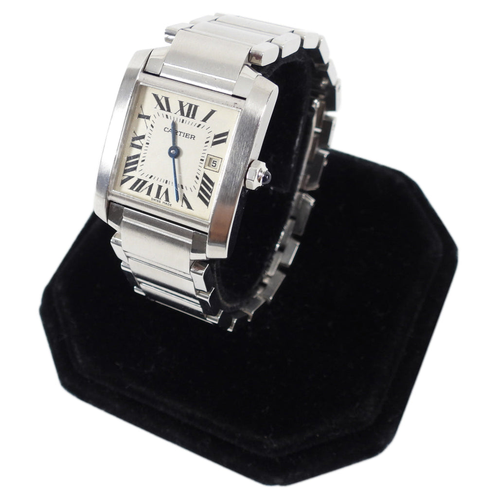 Cartier Tank Francaise Stainless Steel Ladies Small Model