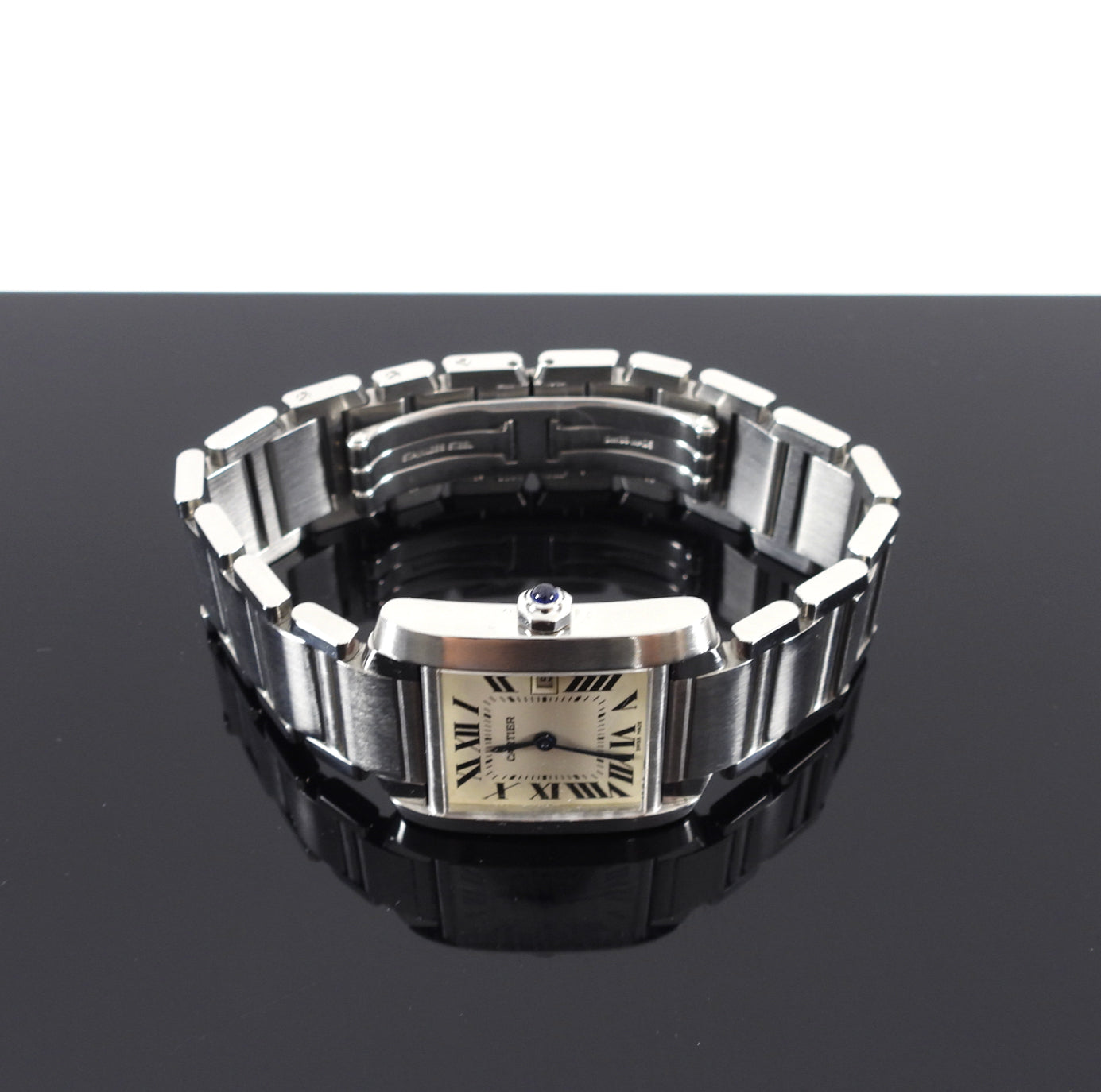 Cartier Tank Francaise Stainless Steel Ladies Small Model