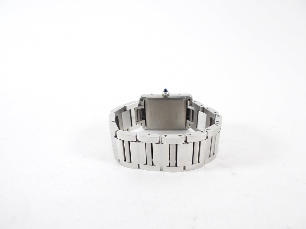 Cartier Tank Must Large Ref 4323 Stainless Quartz Wrist Watch