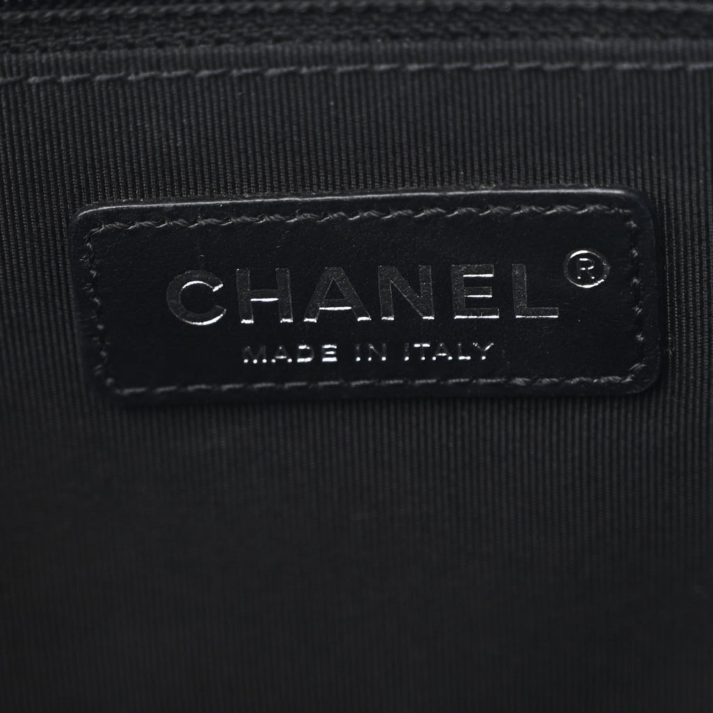 Caviar Quilted My Everything Large Shopping Tote Black
