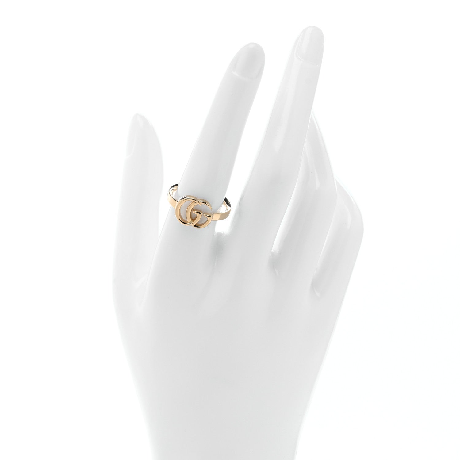18K Yellow Gold Running GG Ring 56 7.5