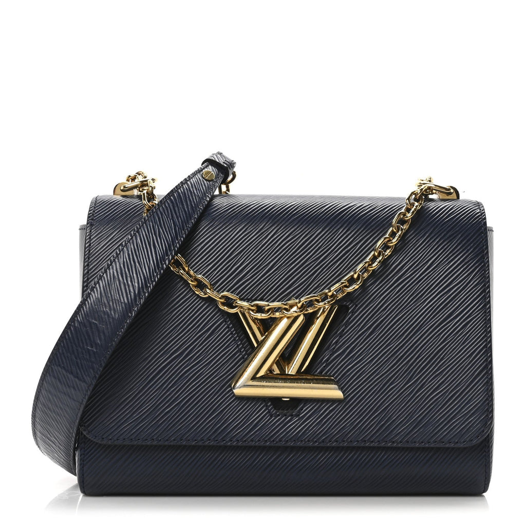 Epi Twist Shoulder Bag MM Indigo