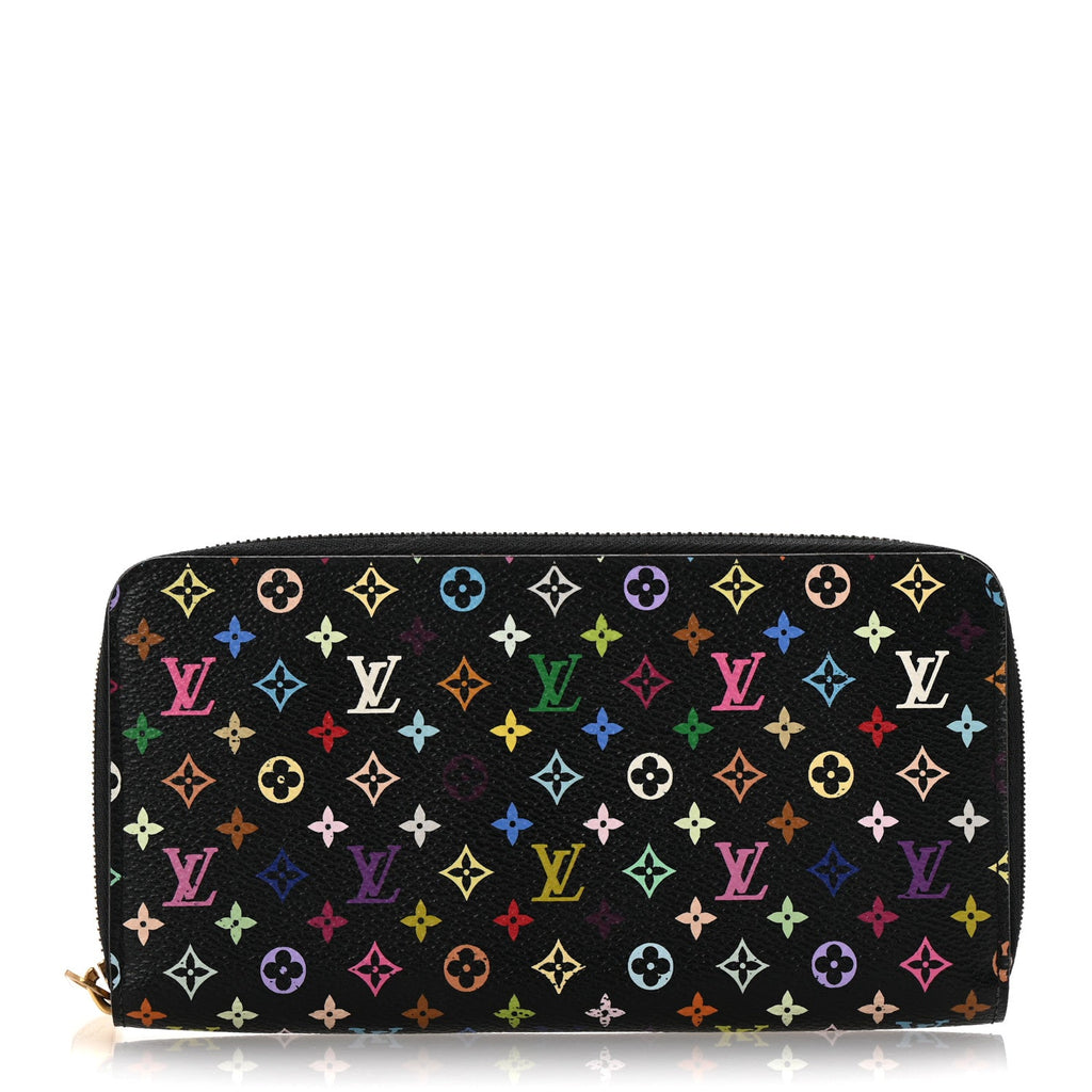 Monogram Multicolor Zippy Wallet Black Grenade