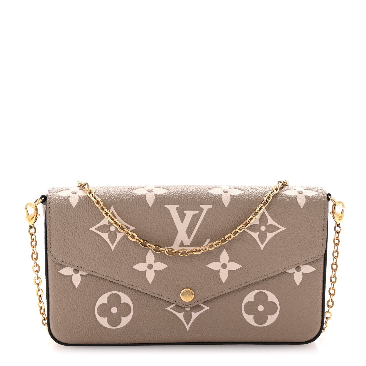 Empreinte Monogram Giant Felicie Pochette Tourterelle Creme
