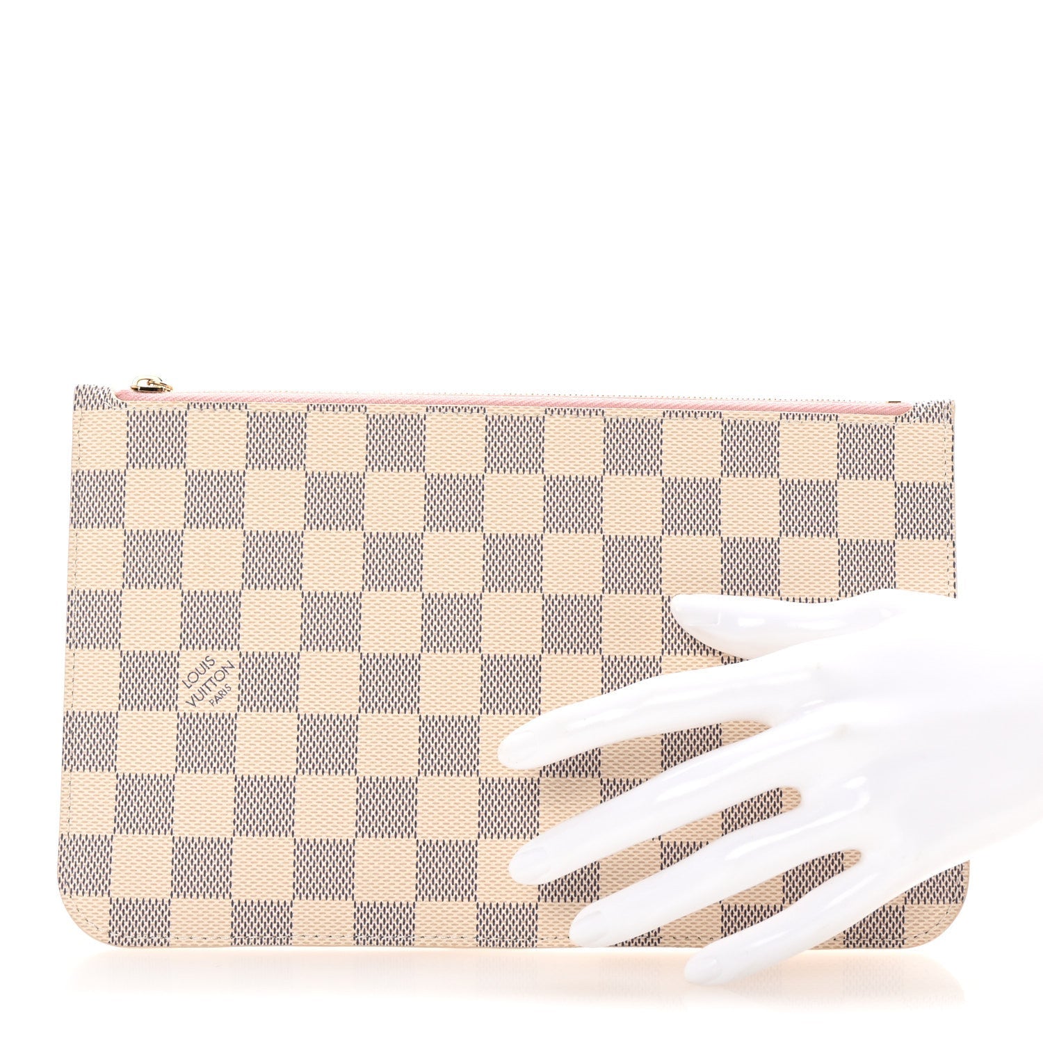 Damier Azur Neverfull MM GM Pochette Rose Ballerine
