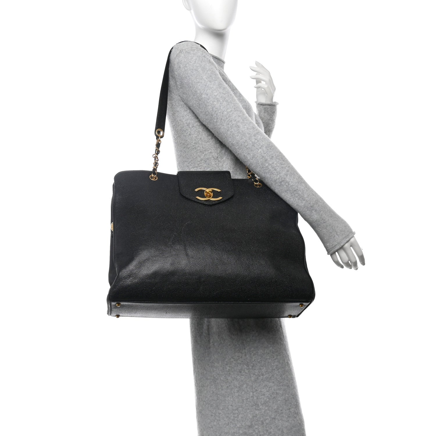 Lambskin Quilted Small Metal Top Handle Flap Black
