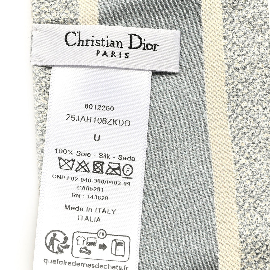 Silk Dior Jardin d'Hiver Mitzah Scarf Mitzah Scarf White Multicolor