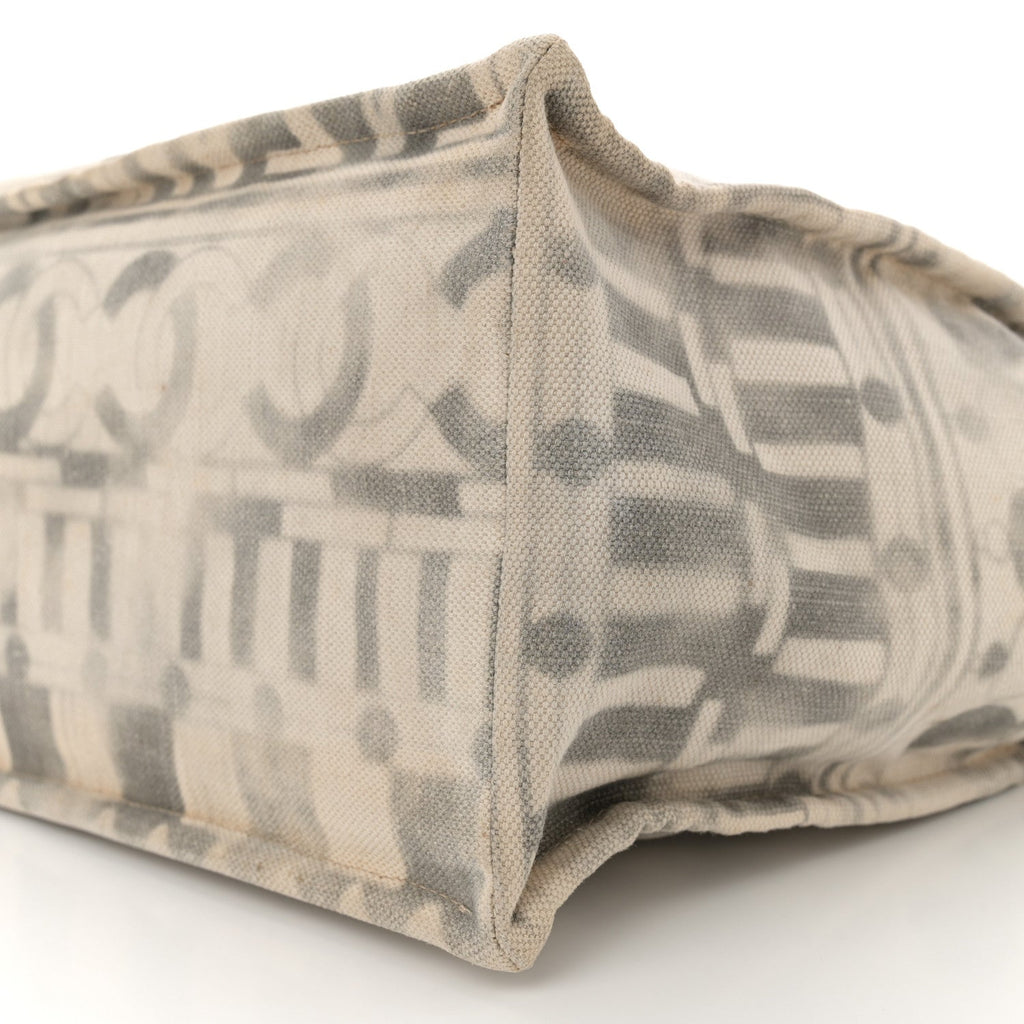 Canvas Small Iliad Shopping Tote Beige