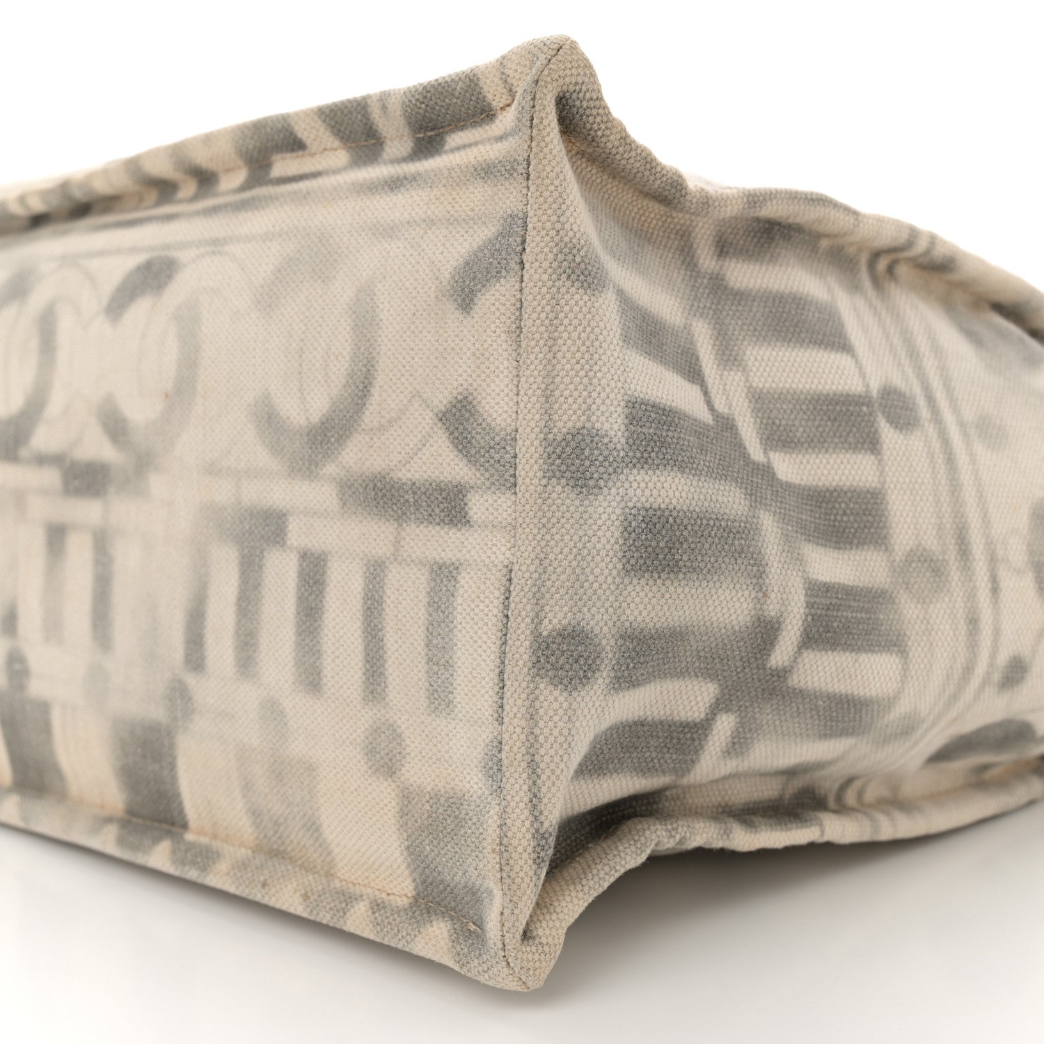 Canvas Small Iliad Shopping Tote Beige