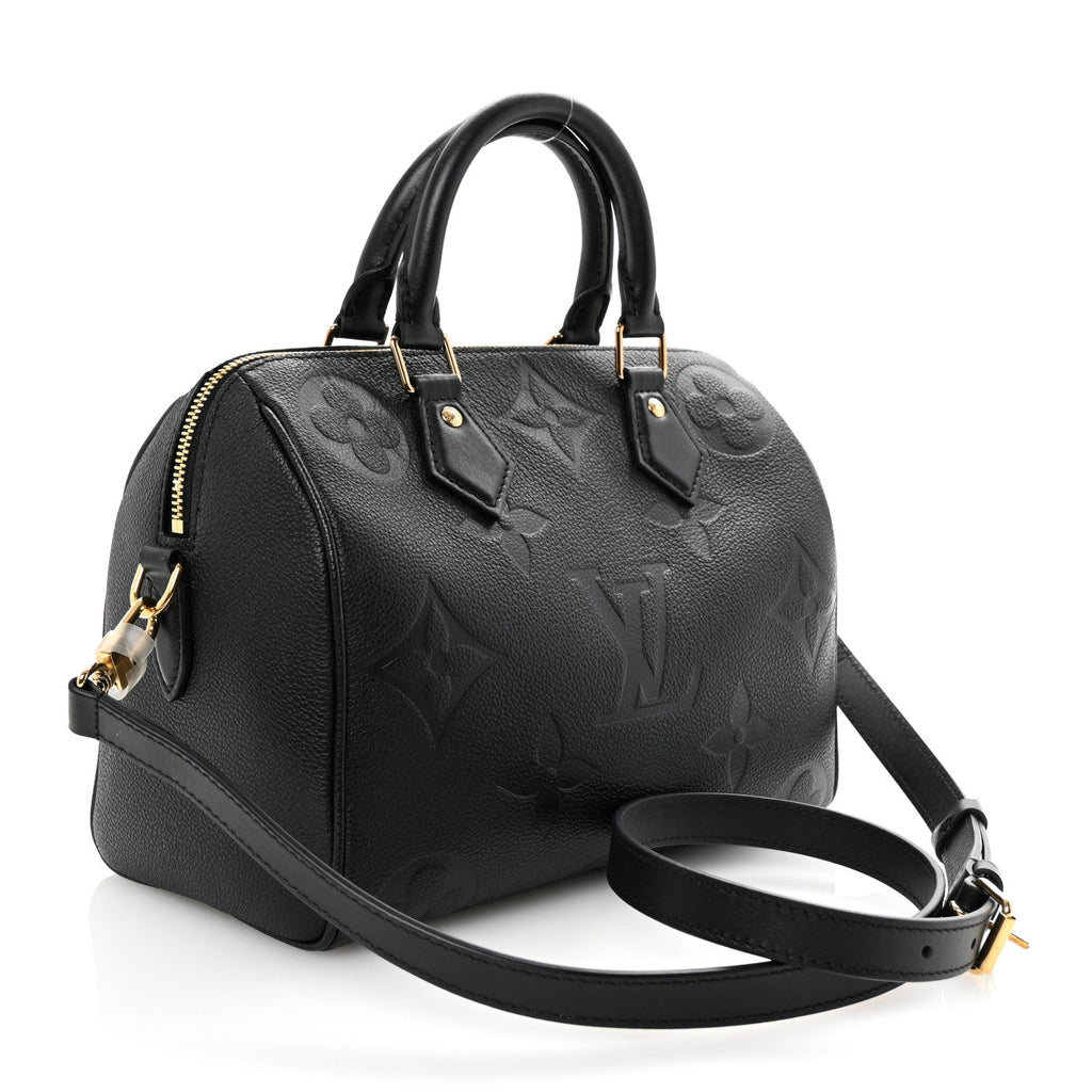 Empreinte Monogram Giant Speedy Bandouliere 25 Black