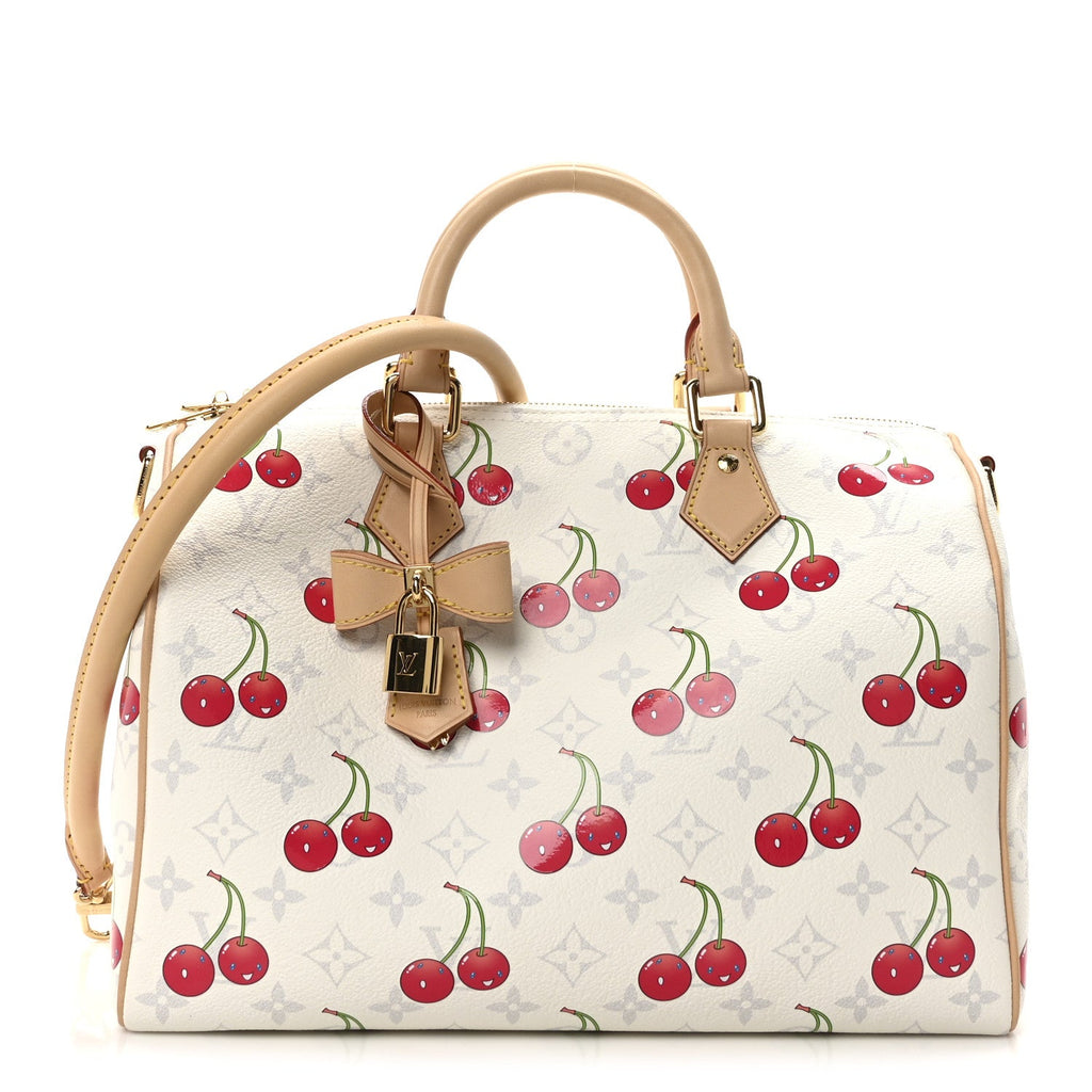 LV X TM Monogram Cerises Speedy Soft Bandouliere 30