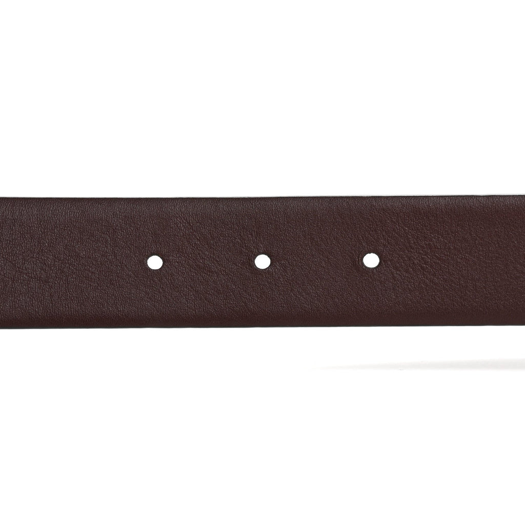 Calfskin CC Reversible Belt 80 32 Black Burgundy