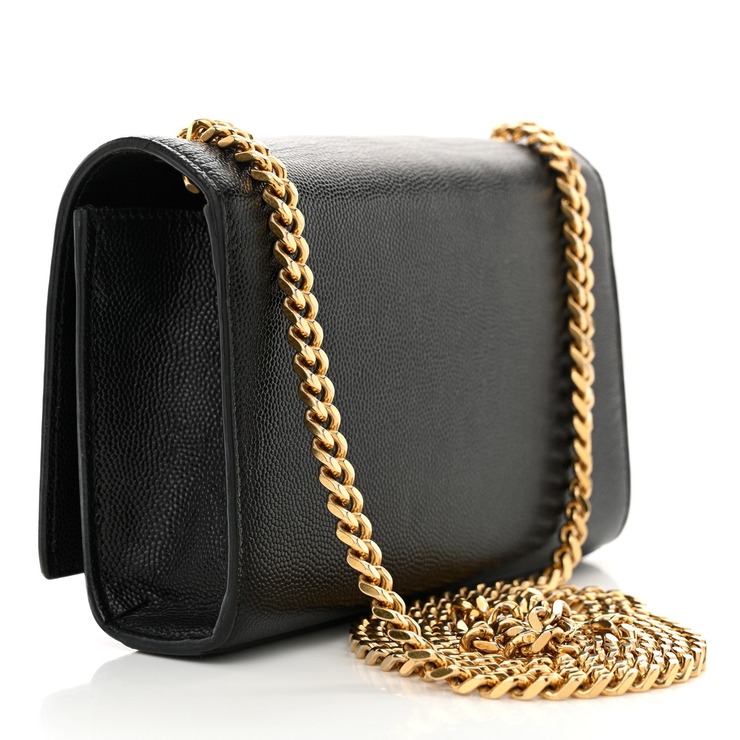 Grain De Poudre Small Monogram Kate Satchel Black