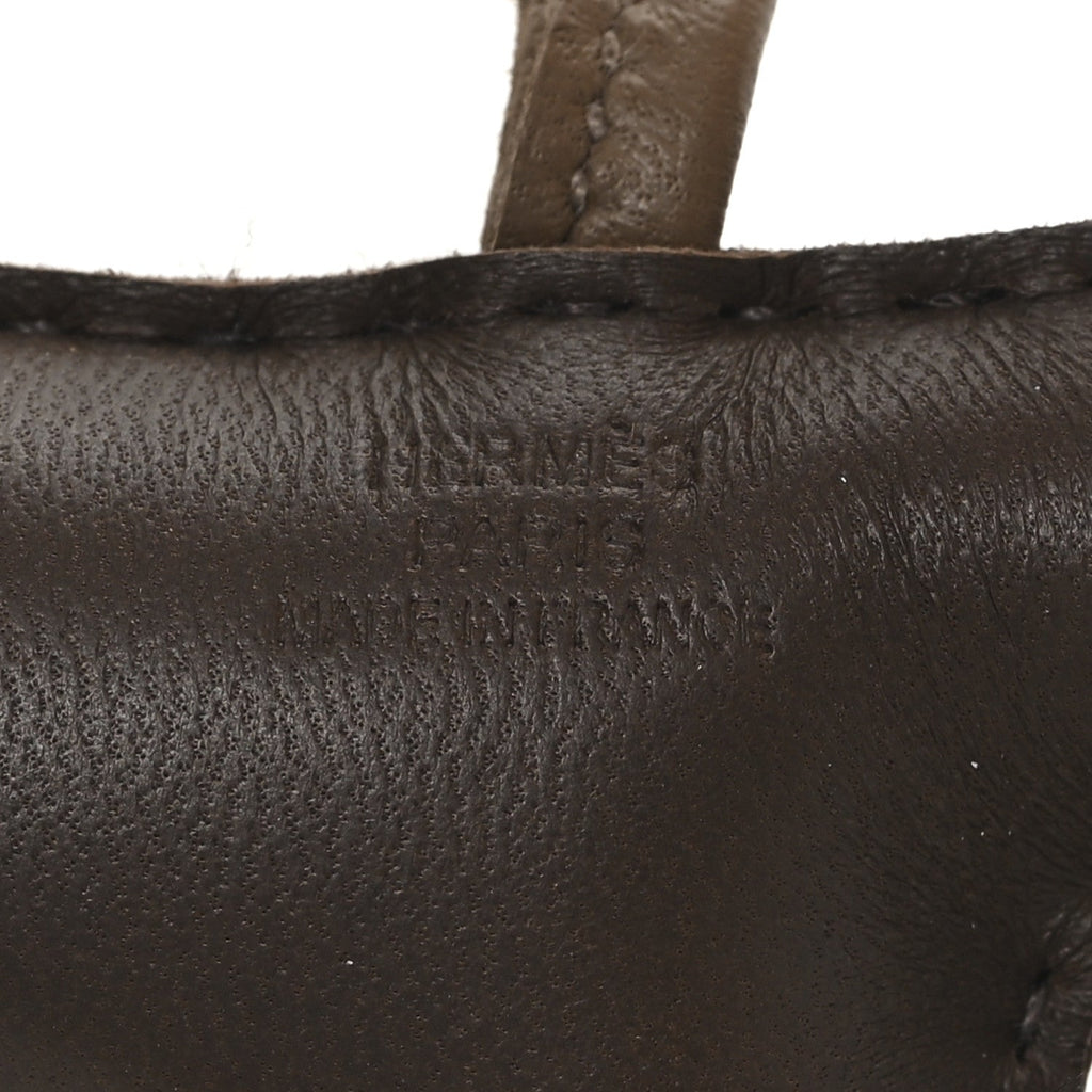 Milo Lambskin Shearling Budy Charm Black Chocolate Etoupe