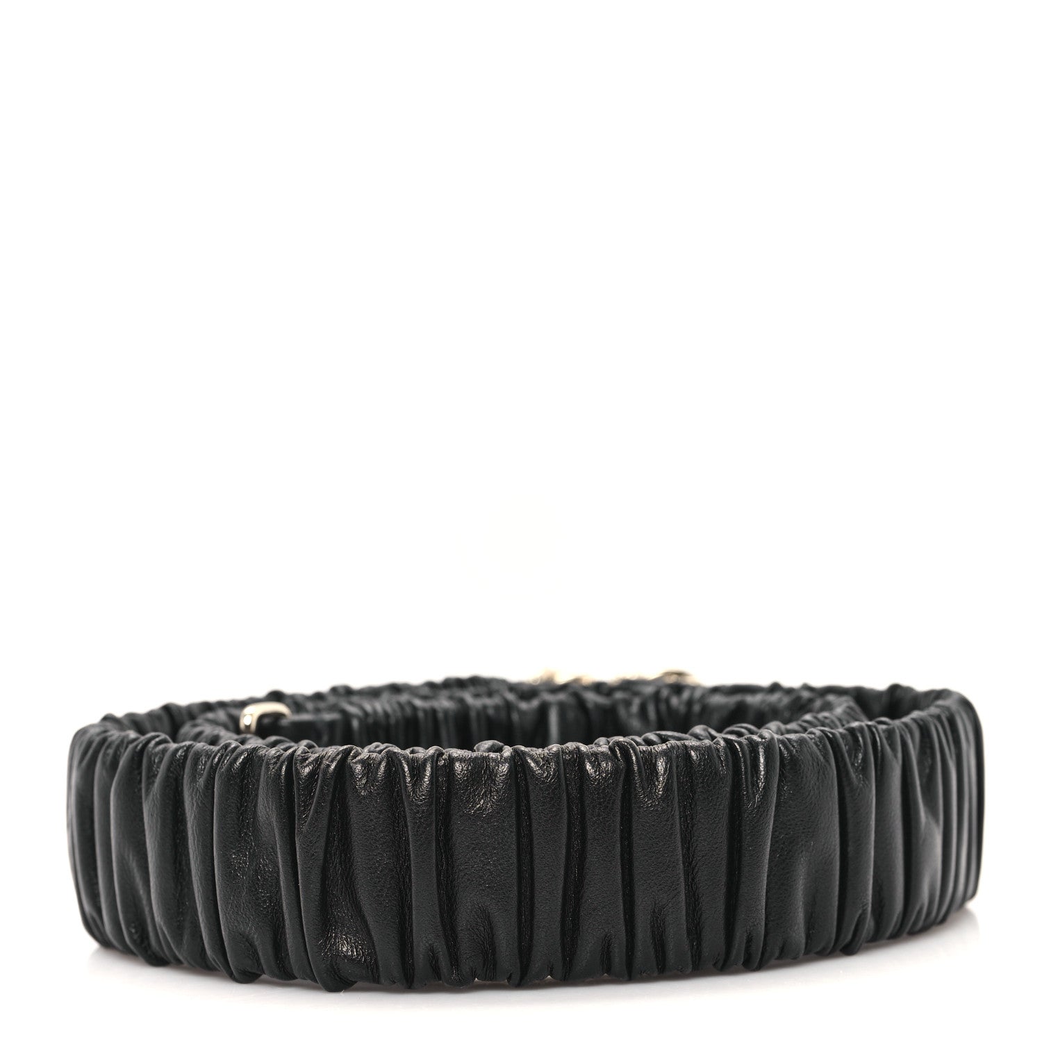 Lambskin Crystal CC Belt 85 34 Black