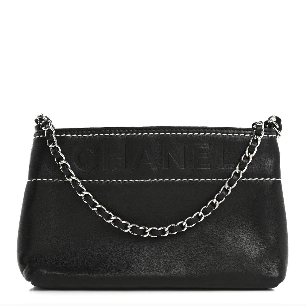 Lambskin Lax Pochette Black