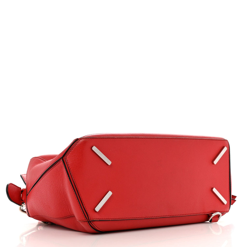 Calfskin Medium Puzzle Bag Scarlet