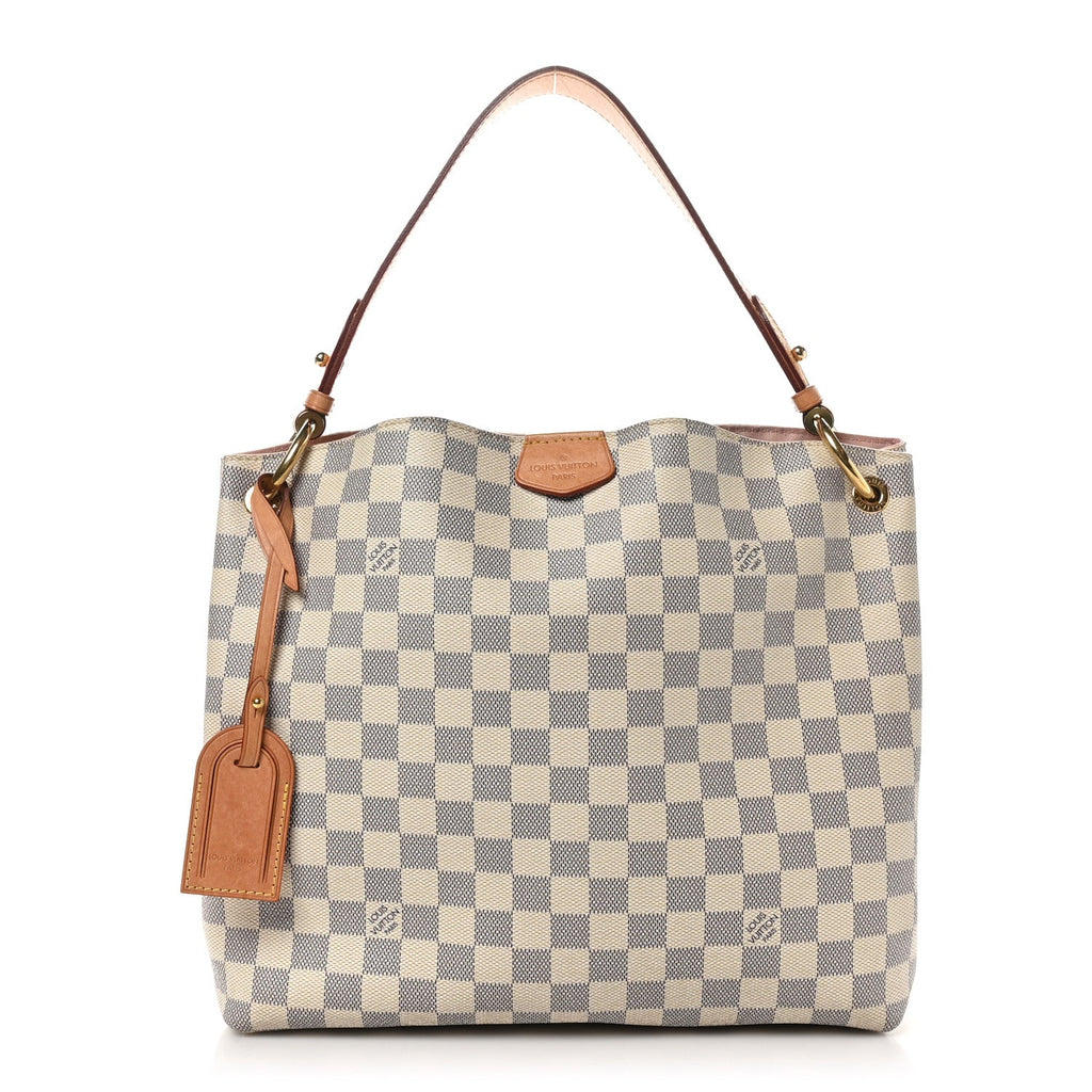 Damier Azur Graceful PM Rose Ballerine