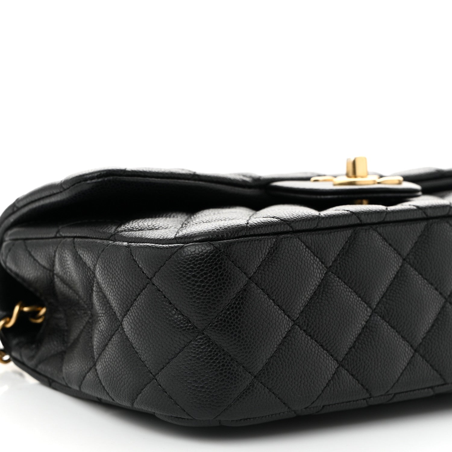 Caviar Quilted Small Handy CC Flap Black