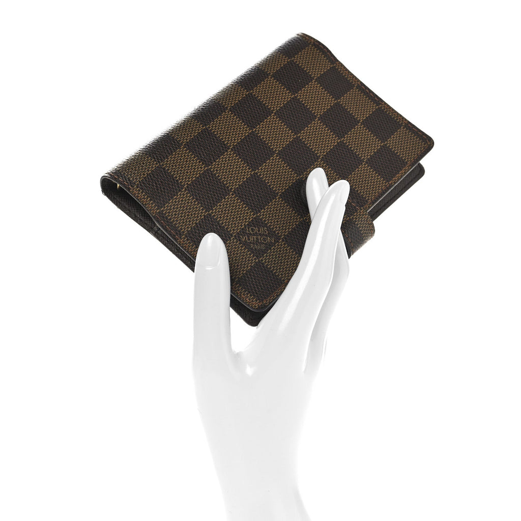 Damier Ebene Small Ring Agenda Cover